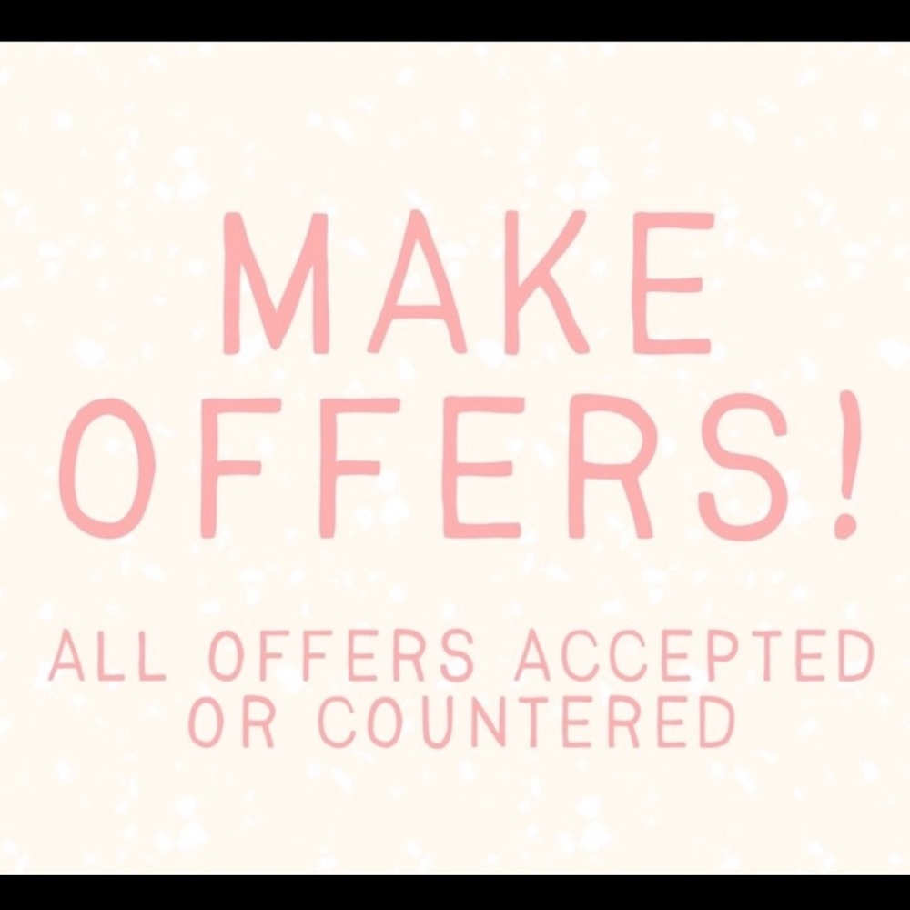 Accepting all reasonable offers!